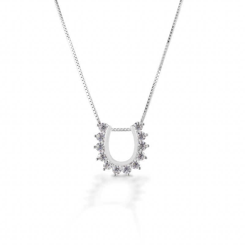 Kelly Herd Outside Set Horseshoe Necklace