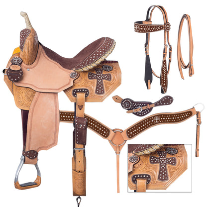 Silver Royal Midnight Run Barrel Saddle Package