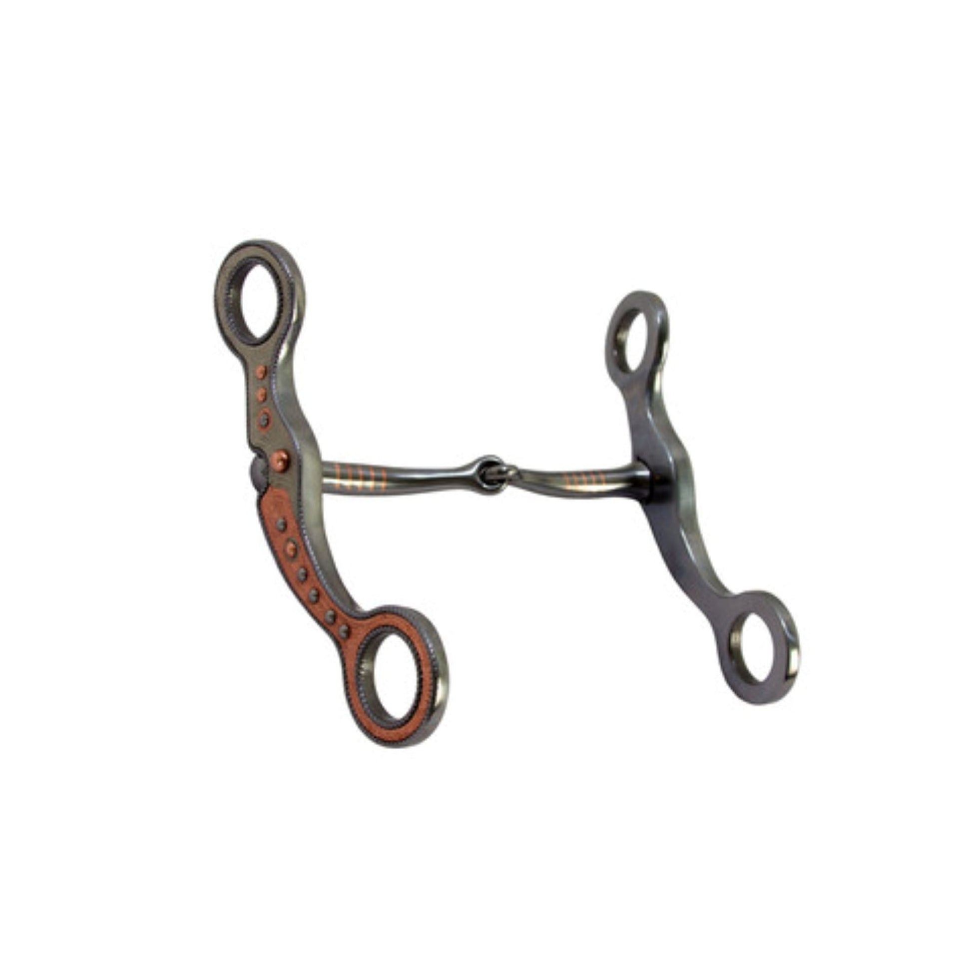 Vitage Copper Cowboy Smooth Snaffle Bit
