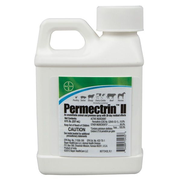 PERMECTRIN II 10% EC 8OZ <
