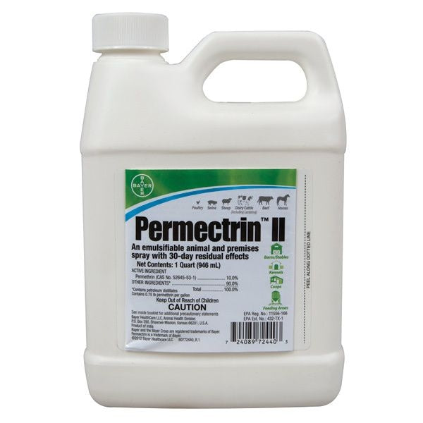 PERMECTRIN II 10% EC QT <
