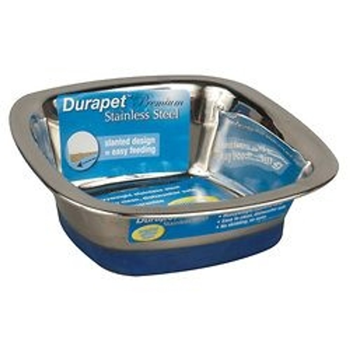 Durapet Square Bowl Cat Dish