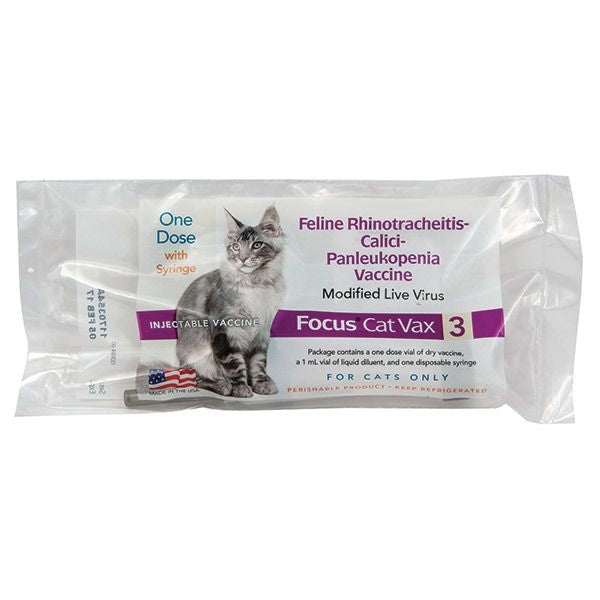 Focus Cat Vax 3 Single Dose Cat Vaccine