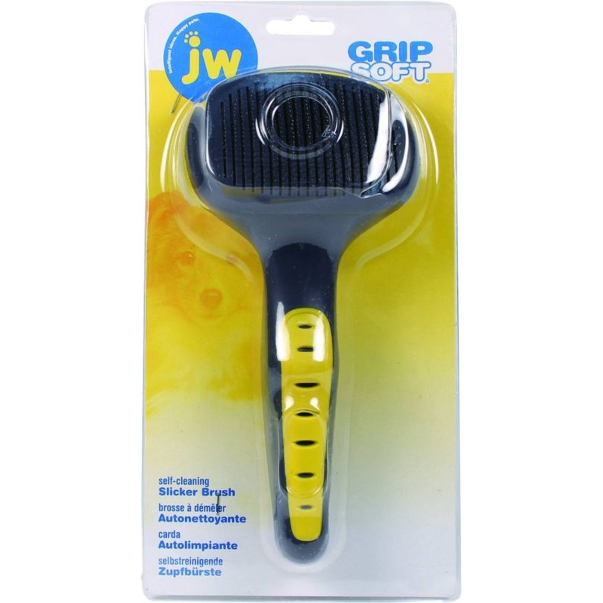 JW Self Cleaning Slicker Dog Brush