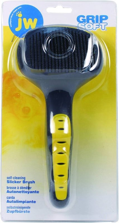 JW Self Cleaning Slicker Dog Brush