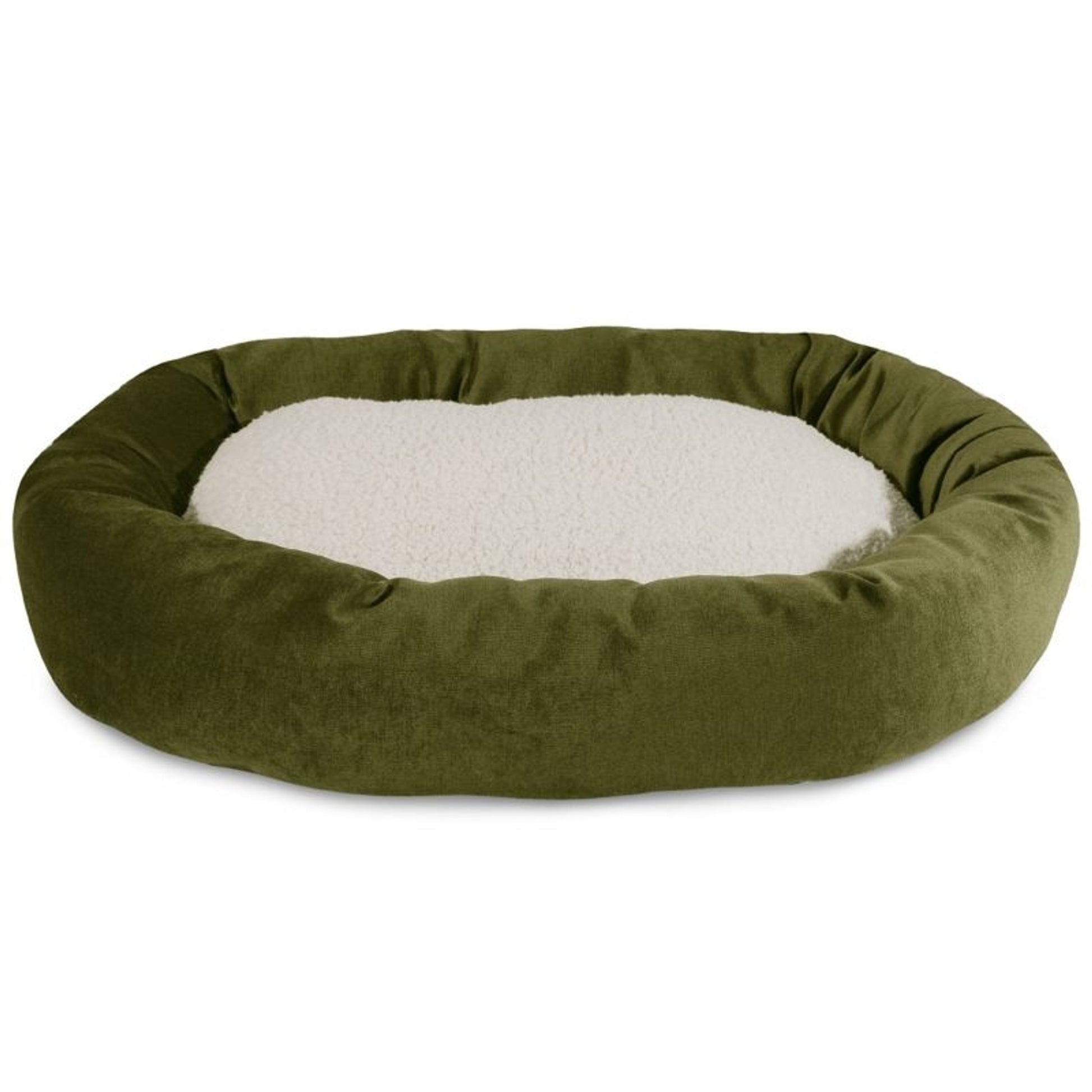 Majestic Pet Fern Villa Sherpa Bagel Bed
