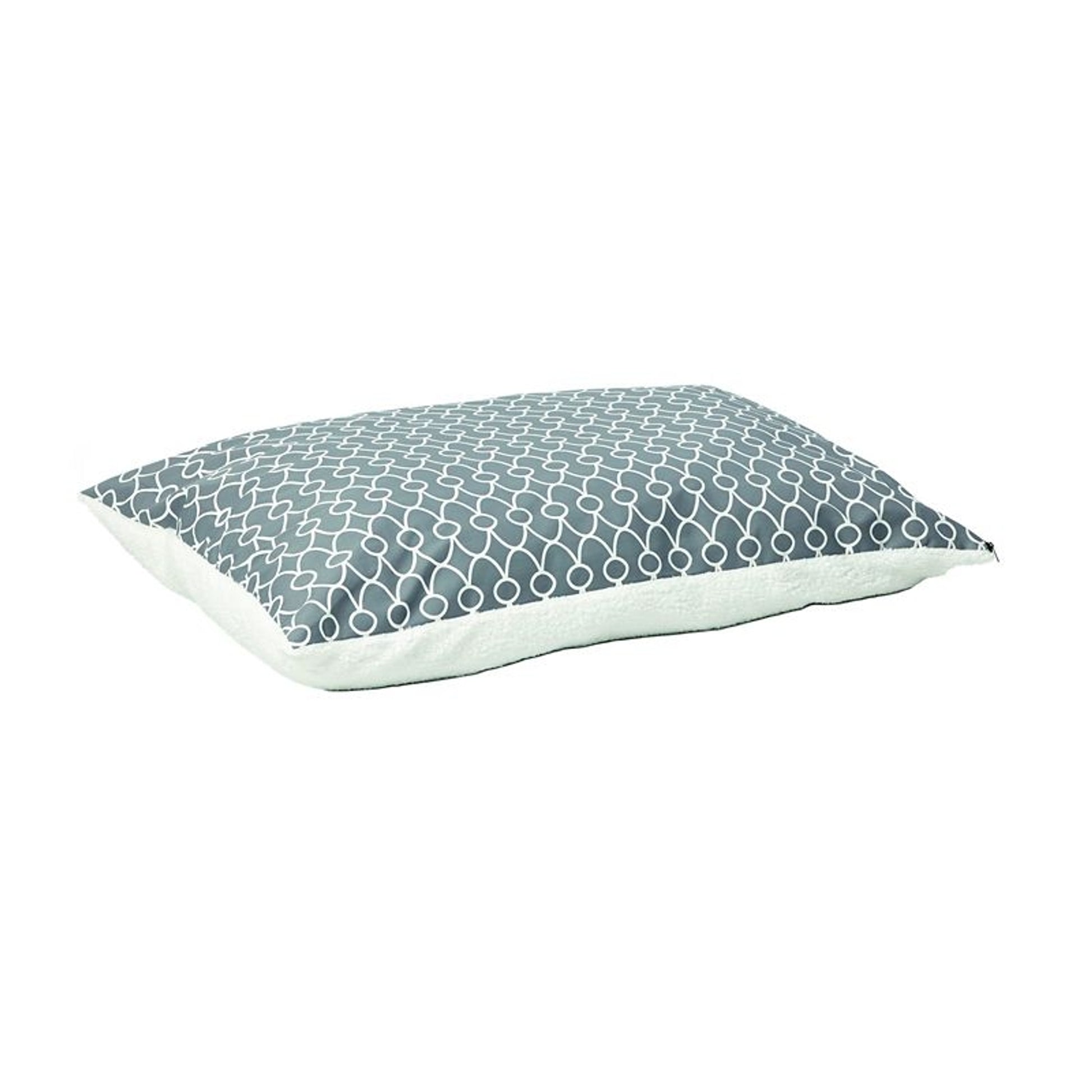 Quiet Time Teflon Gray Pillow Dog Bed