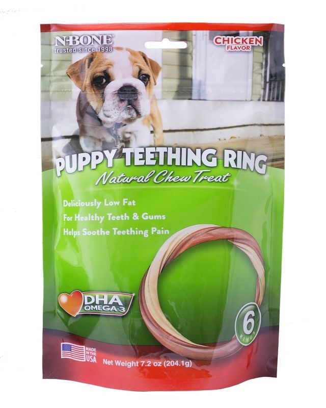 N-Bone Chicken Flavor Puppy Teething Ring 1 Pack– HorseLoverZ