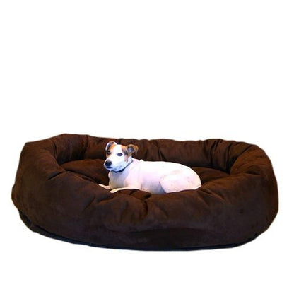 Majestic Suede Bagel Dog Bed