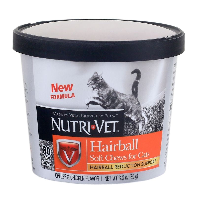 Nutri-Vet Hairball Soft Chews For Cats