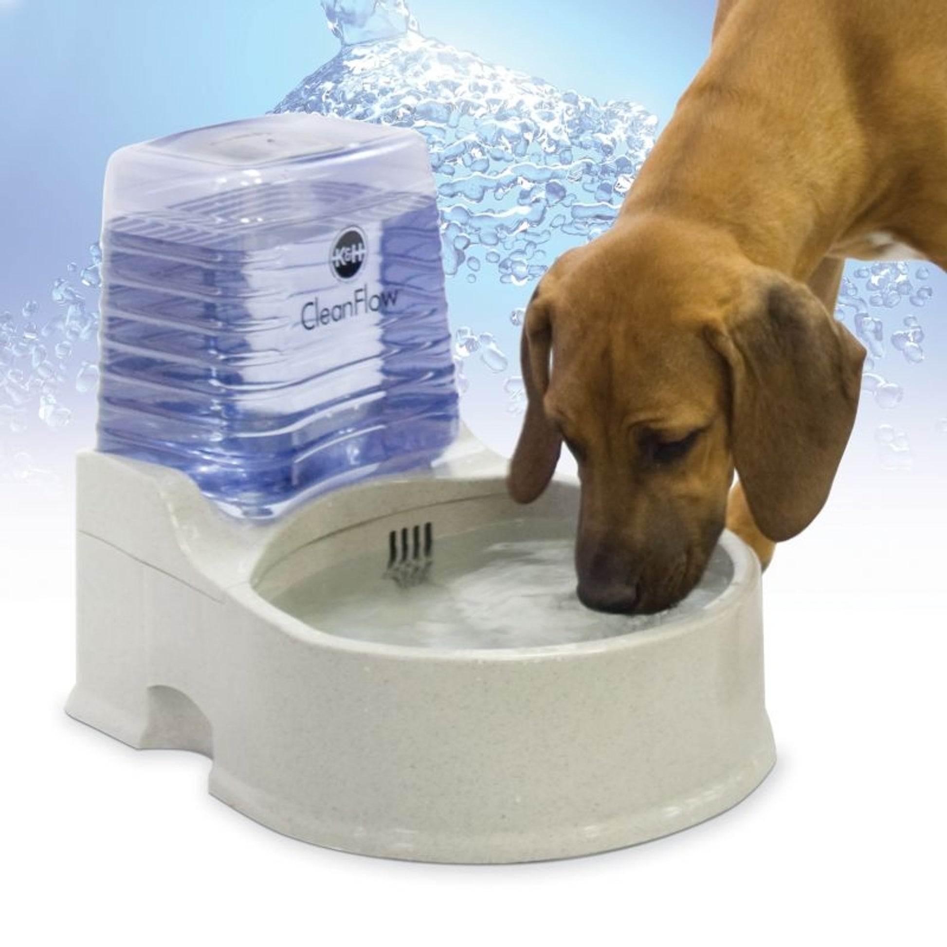 KH Mfg CleanFlow Filter Water Bowl Large