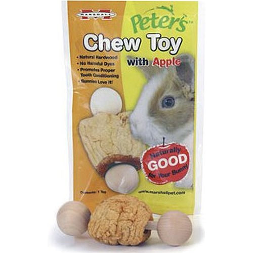 Toy Rabbit Chew With Apple