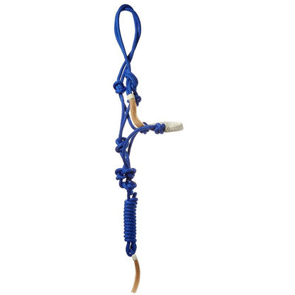 Tough1 Rawhide Noseband Rope Halter With Lead