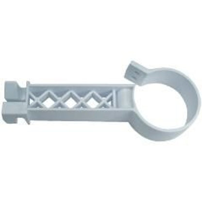Field Guardian Pipe Clamp Insulator 12pk Black