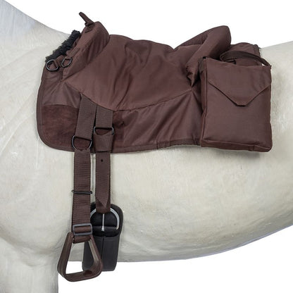 Tough1 Polypropylene Bareback Pad with Accessory Bags
