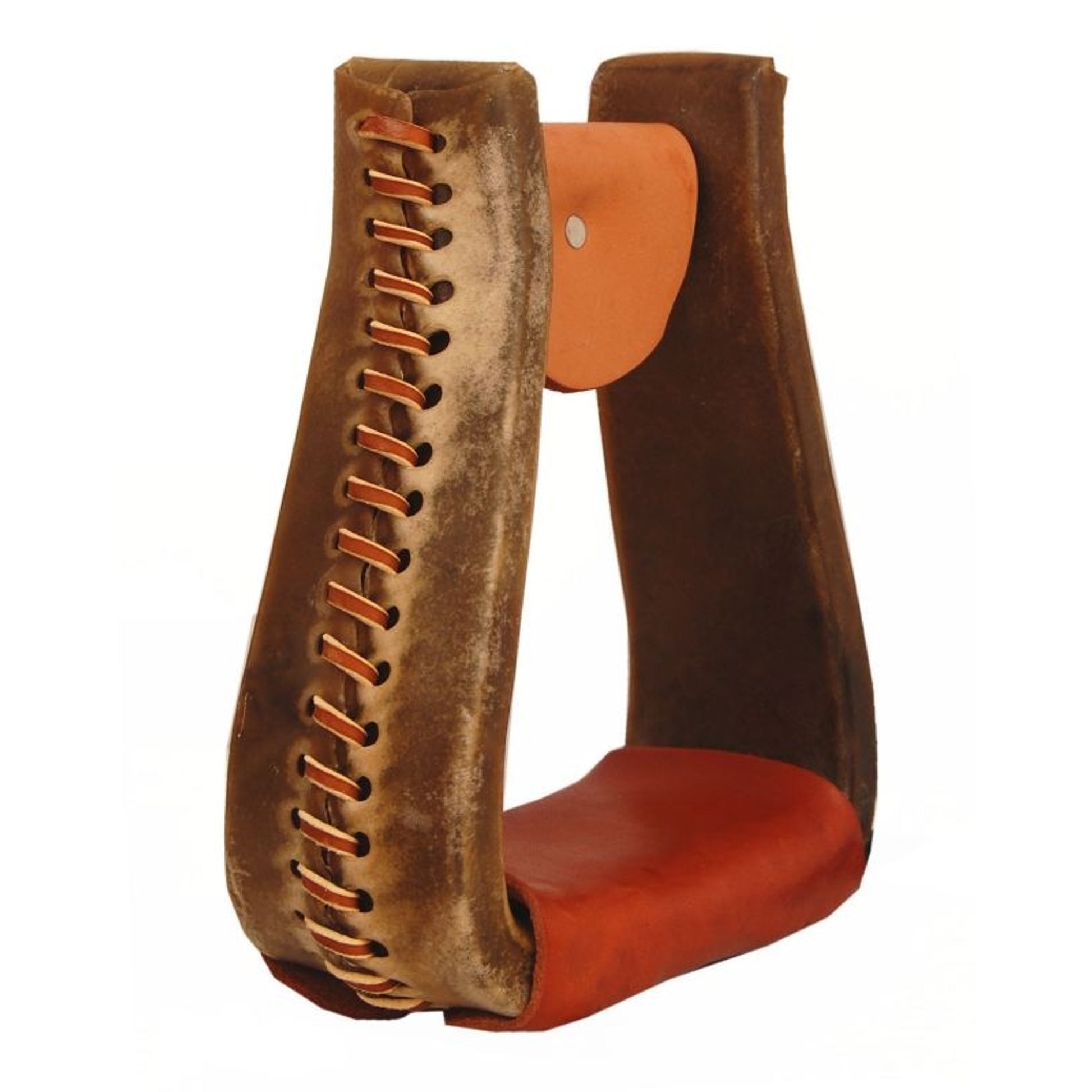 American Saddlery Rawhide Deep Roper Stirrups Nat