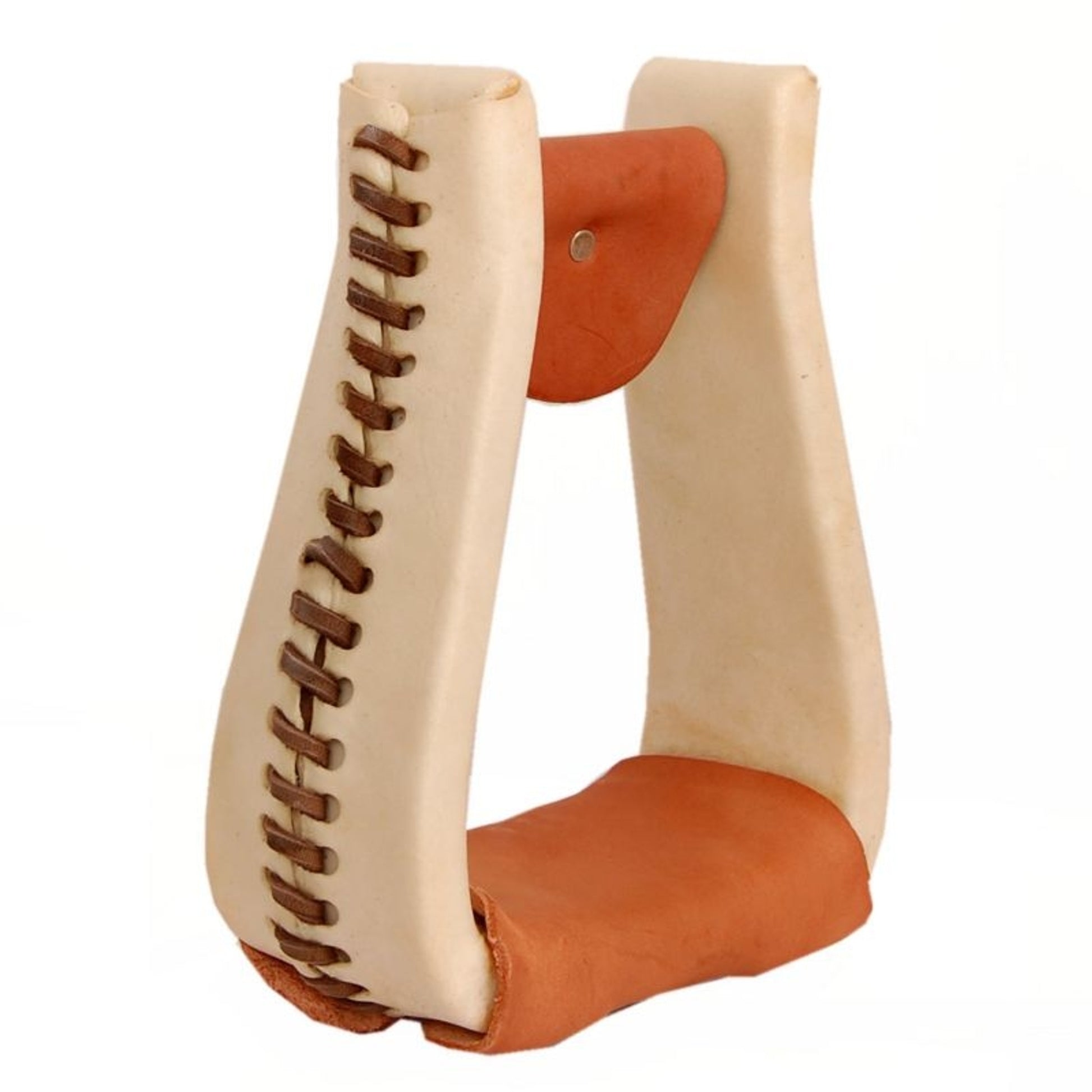 American Saddlery Rawhide Deep Roper Stirrups Nat