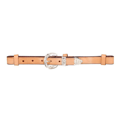 Silver Royal Breastcollar Replacement Straps with Silver Buckles