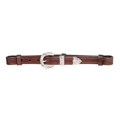 Silver Royal Breastcollar Replacement Straps with Silver Buckles