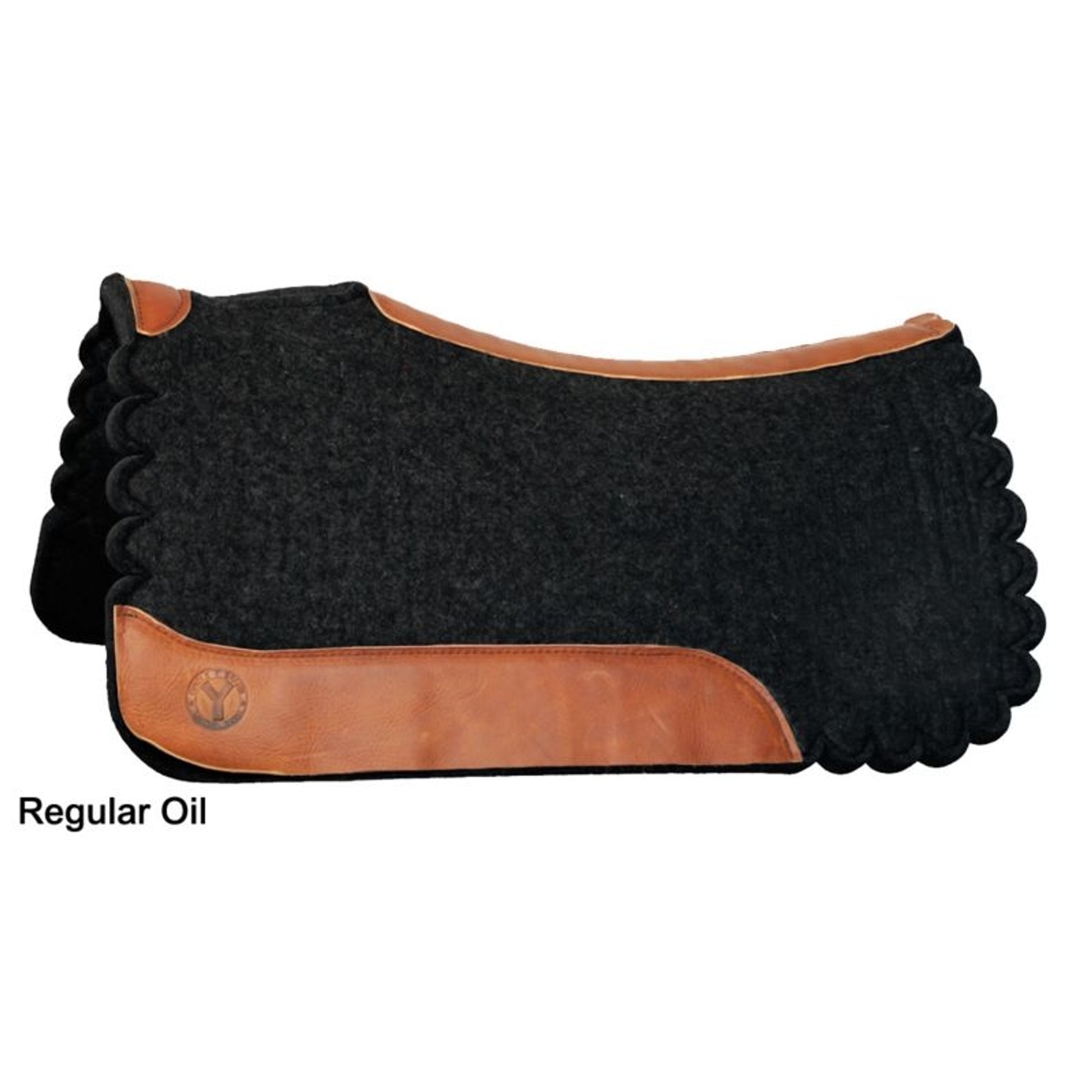 Circle Y Scalloped Square Western Wool Pad
