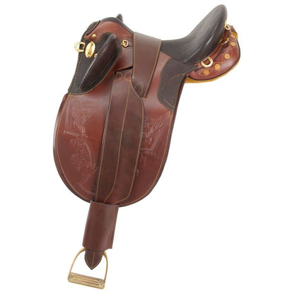 Australian Outrider Collection Stock Poly Aussie Saddle Package with o Horn