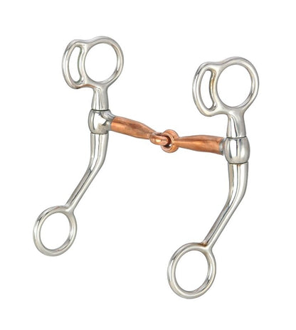 Kelly Silver Star Mini Copper Snaffle Bit