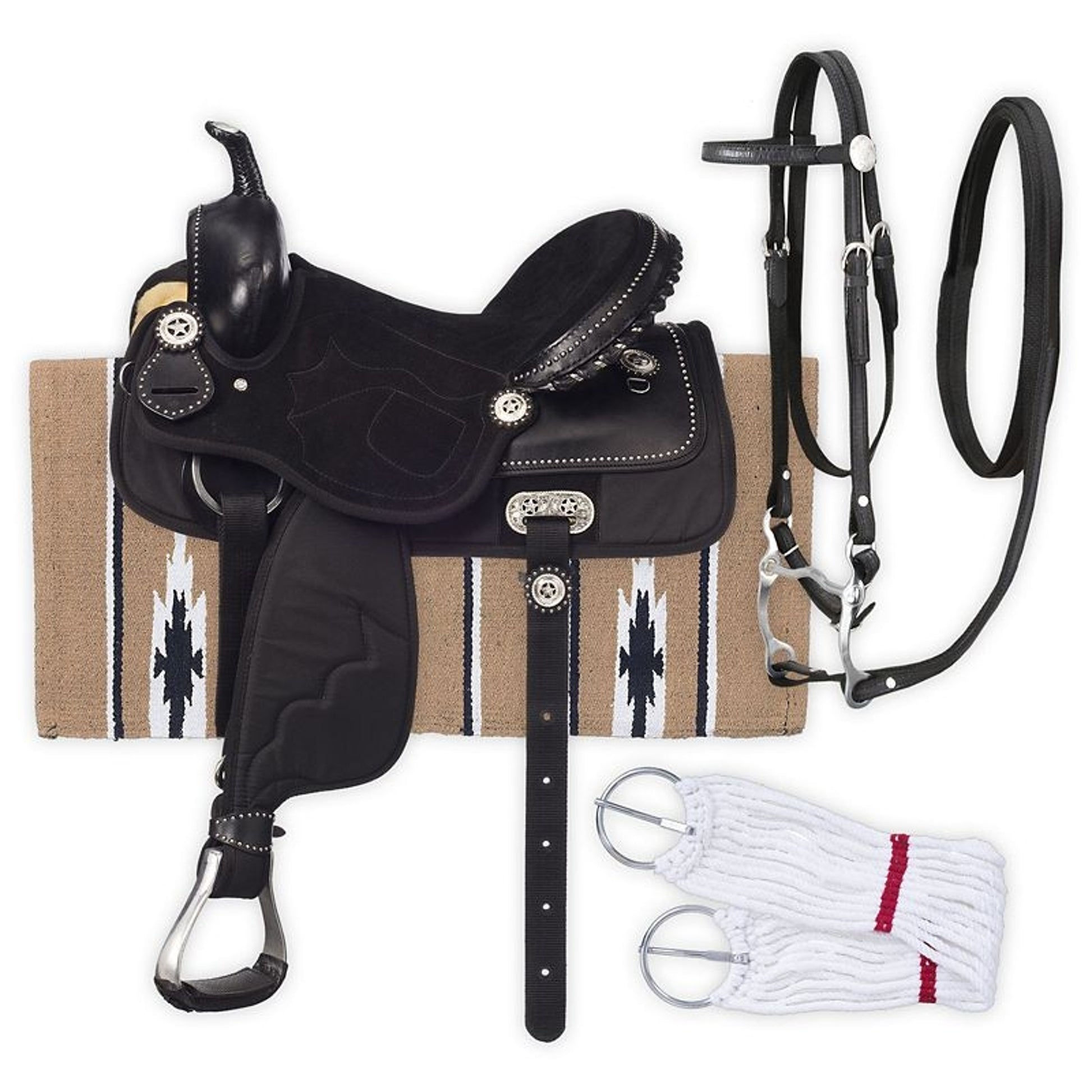 Tough1 Eclipse Elite Competition Saddle 5 Piece Package