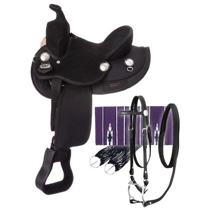 Tough1 Eclipse Pony Rnd Skirt 5pc Saddle Pkg