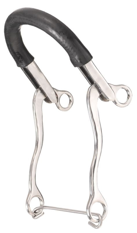 Kelly Silver Star Miniature Hackamore with Rubber Tubing