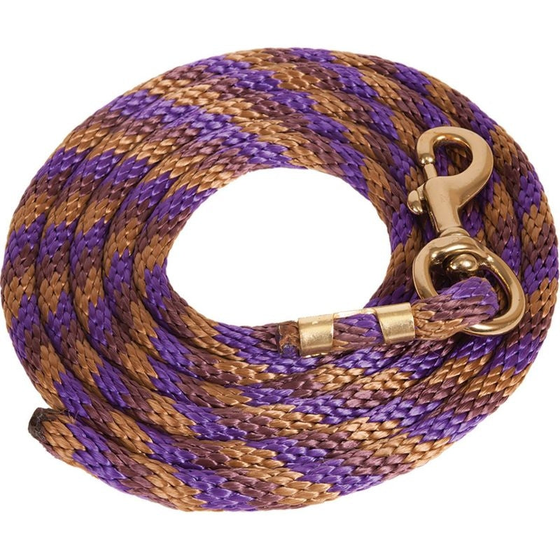 Mustang Poly Lead Rope with 1" Brass Plated Bolt Snap