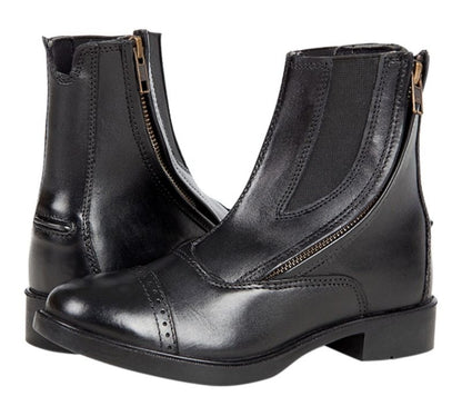 Huntley Equestrian Daisy Clipper Kids Side Zip Paddock Boots