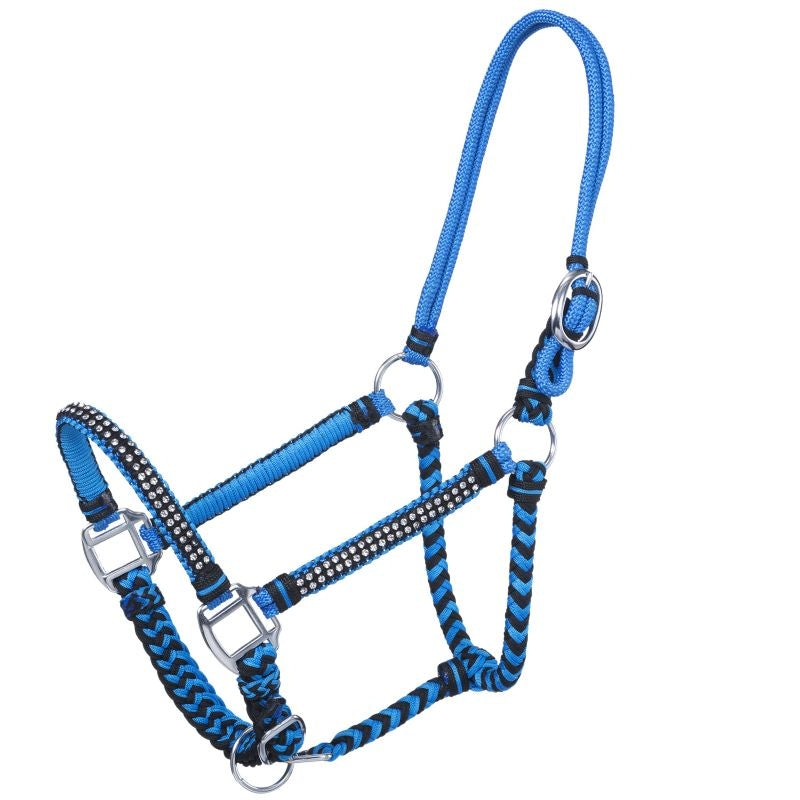 Tough-1 Mini Rope/Braid Halter With Stone