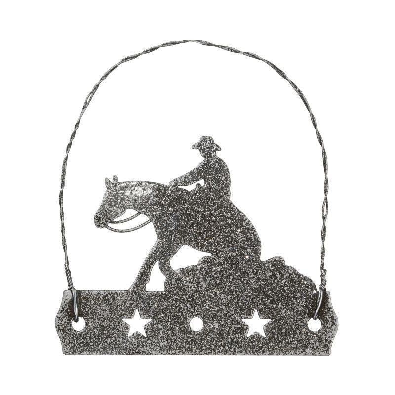 Tough1 Equine Motif Ornament With Glitter Finish - Reiner