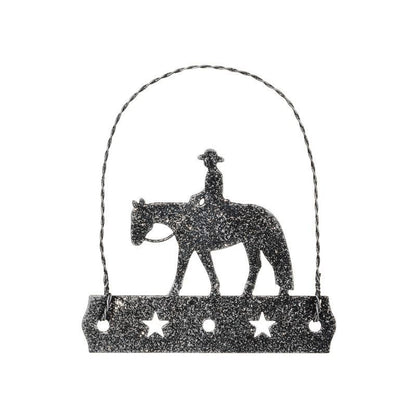 Tough1 Equine Motif Ornament With Glitter Finish