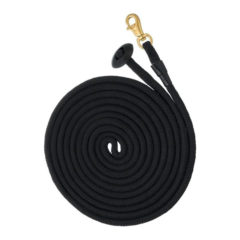 Tough-1 Rolled Cotton Lunge Line with Solid Brass Snap