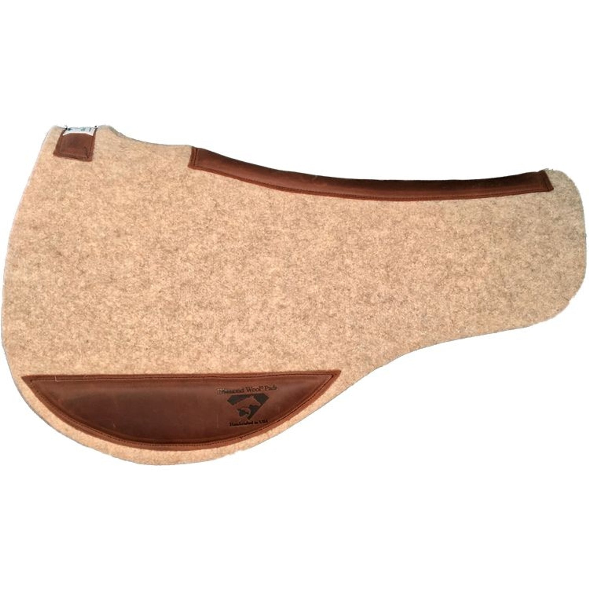 Diamond Wool Endurance-Round Contoured Cowboy Pad