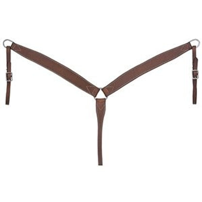 Silver Royal Harness Leather Breastcollar