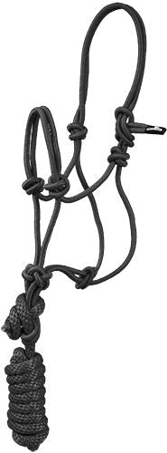 Mustang Pony/Miniature Economy Mountain Rope Halter with Lead