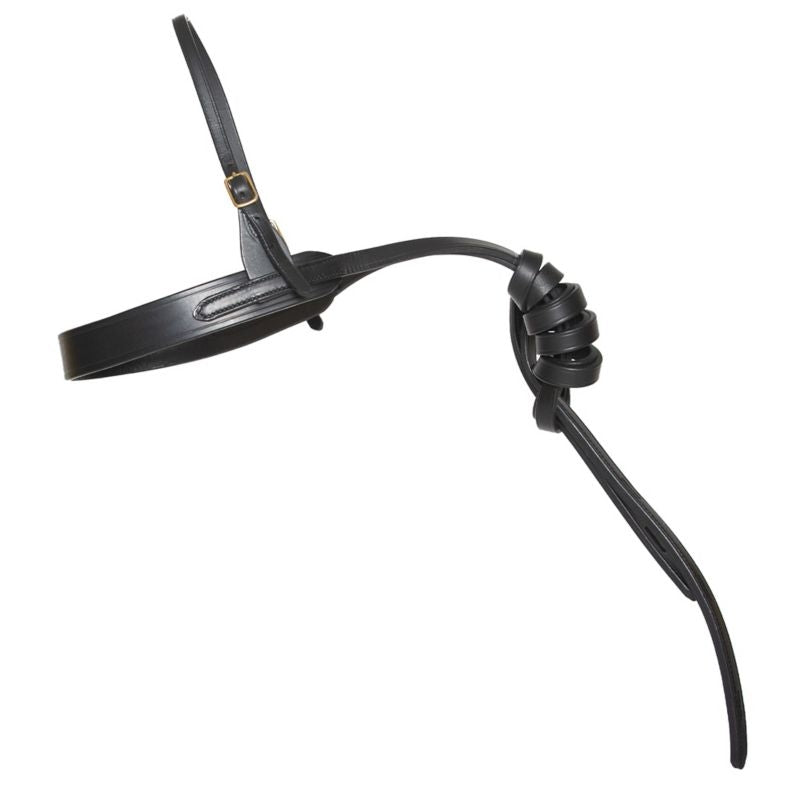 Axville Mini Leather Breast Collar Black Brass