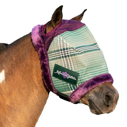 Kensington UV Pony Dual Ear Opening Fly Mask with Fleece Trim