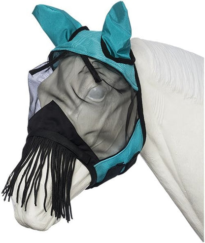 Tough1 Deluxe Comfort Mesh Fly Mask With String Nose