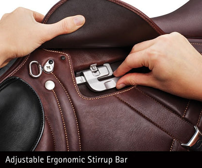 DEMO - Bates Advanta Luxe Leather Eventing Saddle with CAIR
