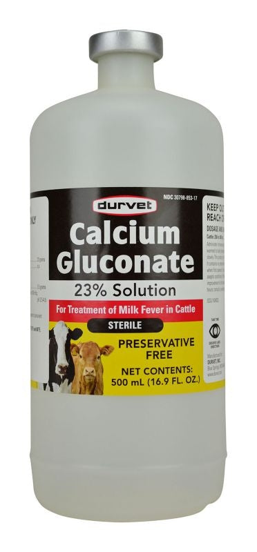 Durvet Calcium Gluconate 23% Solution for Cattle