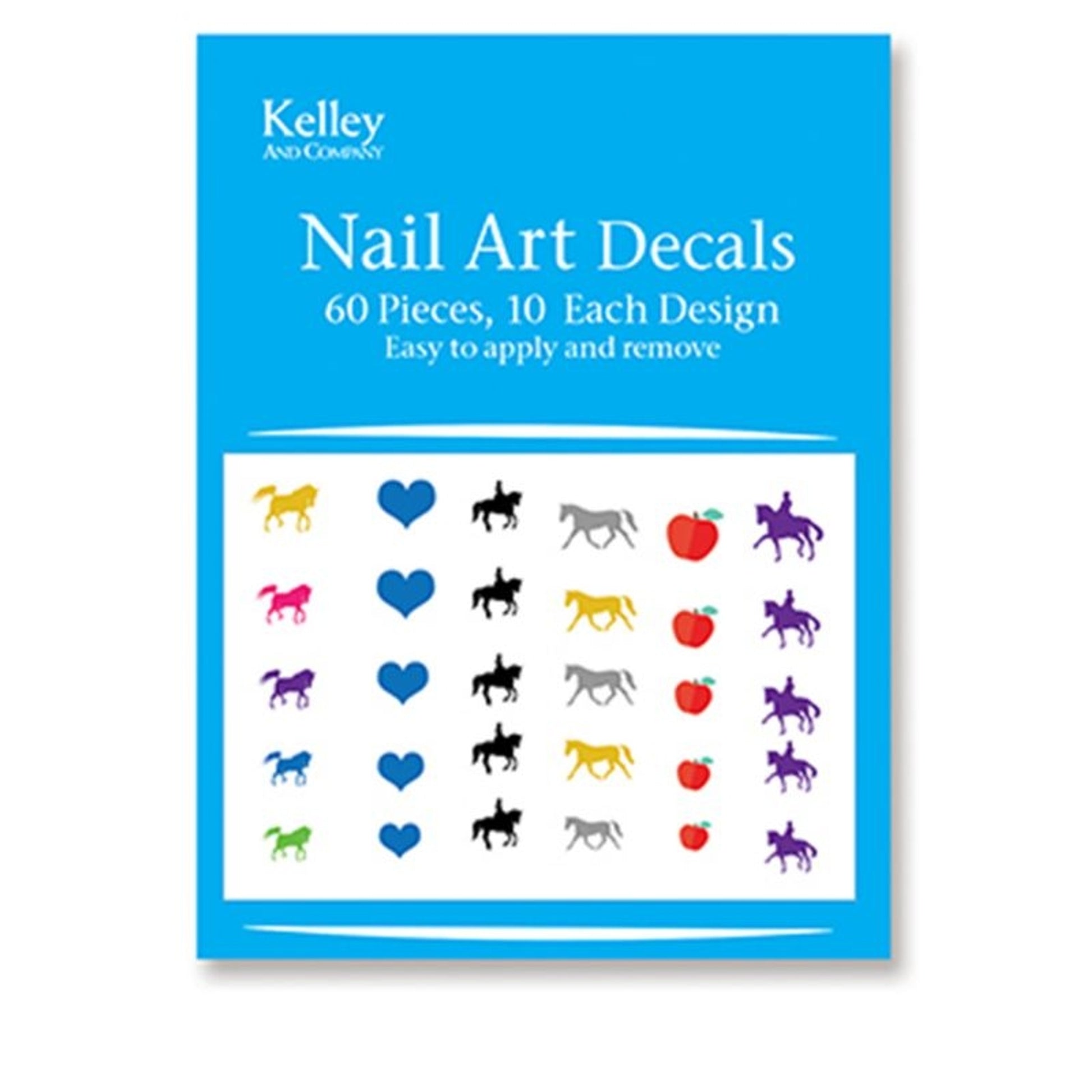 Kelley Dressage Horse Nail Art Decals