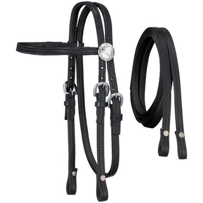 King Series Miniature Nylon with Leather Bridle