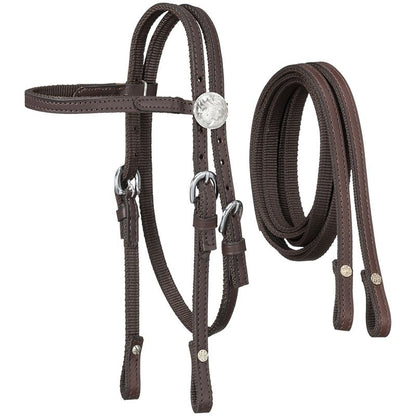 King Series Miniature Nylon with Leather Bridle
