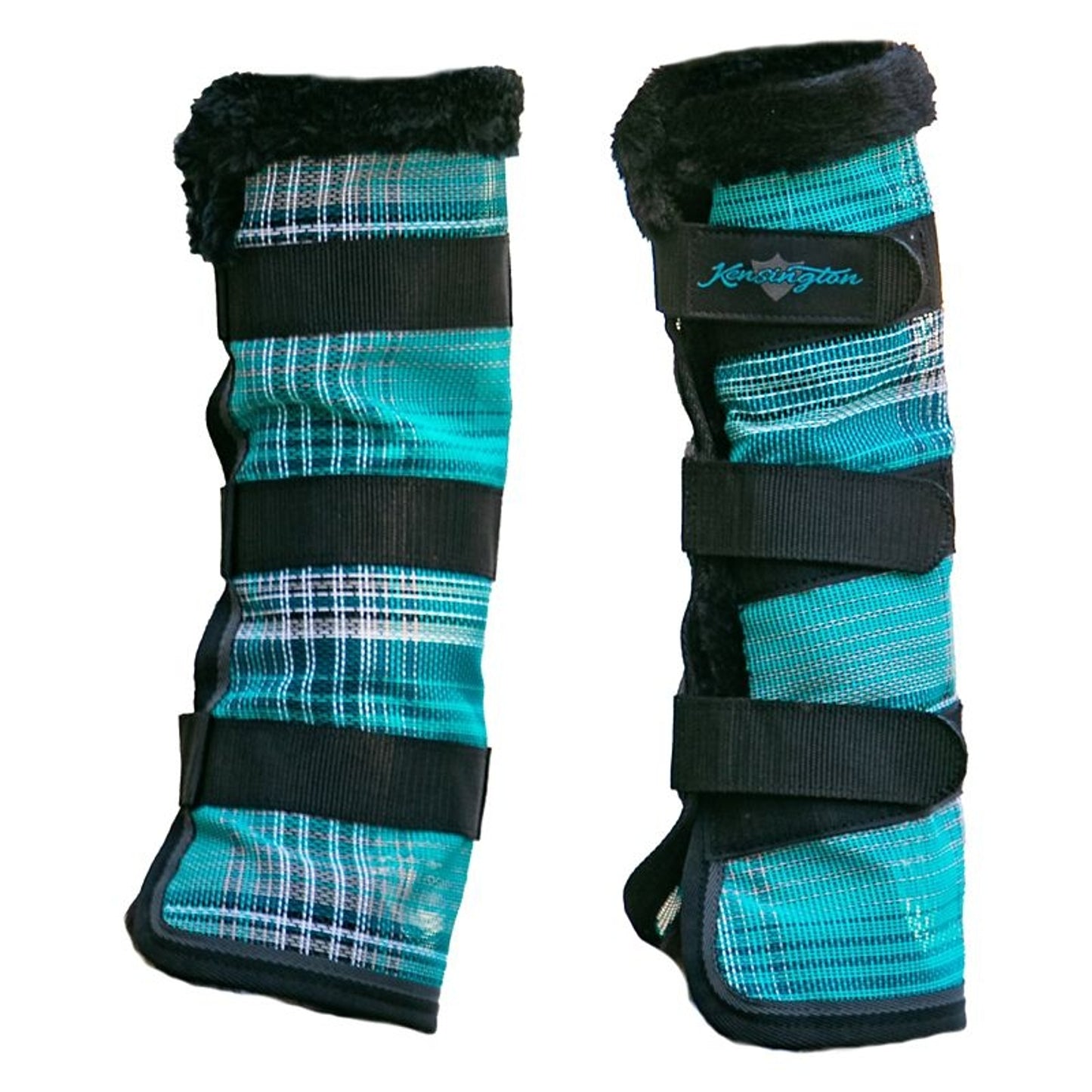 Kensington Protective Fly Boots with Fleece Trim - Sold in Pairs