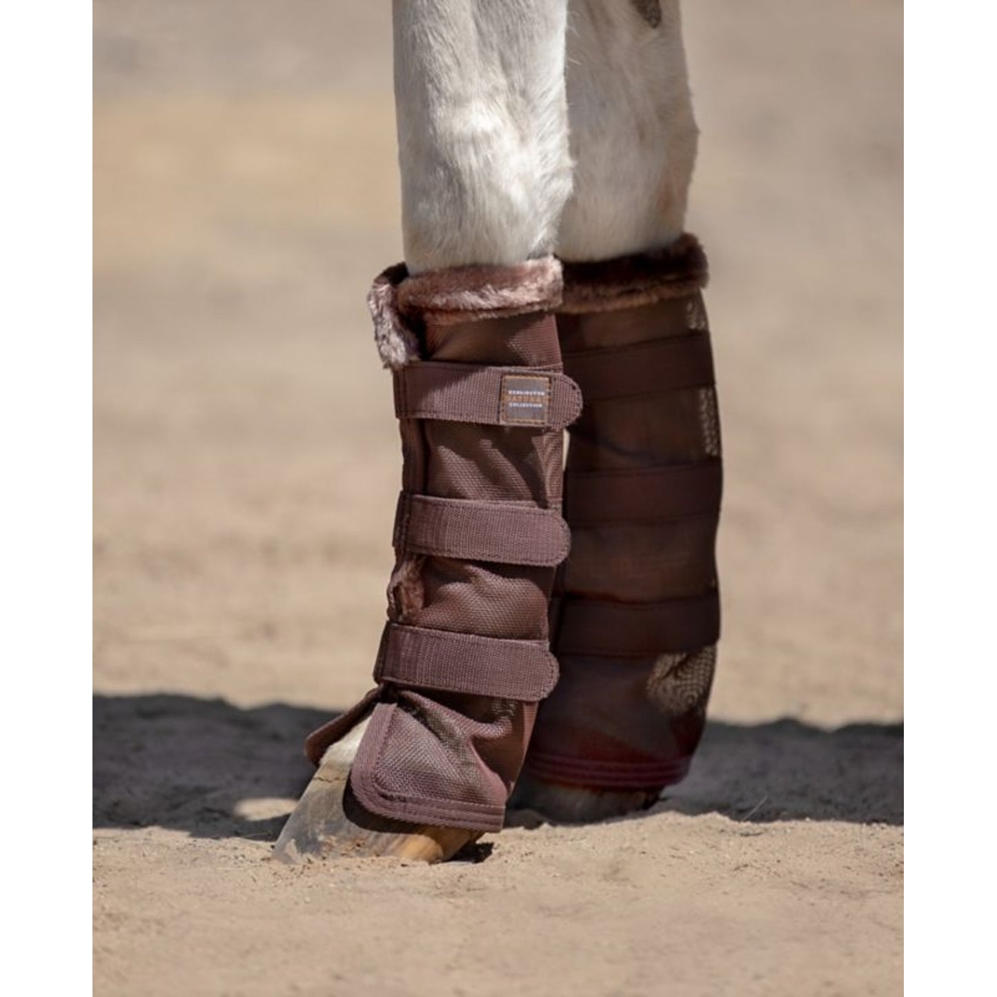 Kensington Protective Fly Boots with Fleece Trim - Sold in Pairs