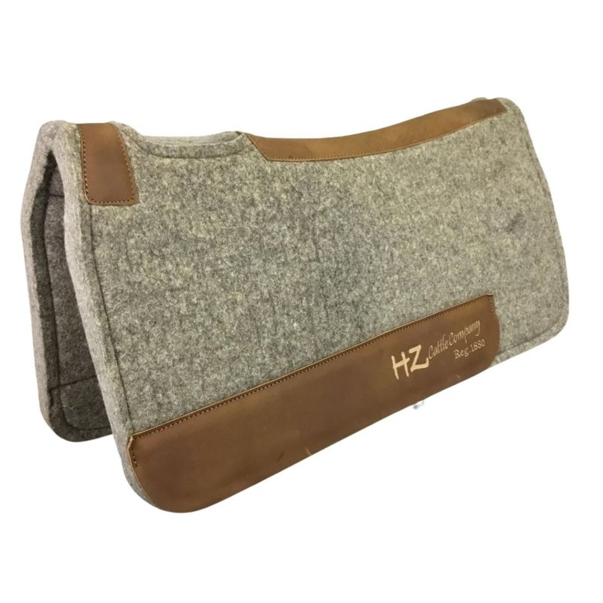 Colorado Saddlery Pressed Wool Contour Pad Bge/Brn