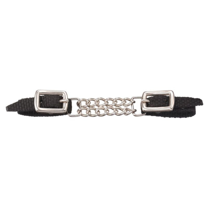Tough1 Miniature Nylon Curb Strap with Double Chain